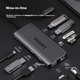 USB-хаб Lenovo 11-в-1 Type-C, HDMI, VGA, Ethernet, 100W PD, 3 USB 3.0, SD/TF - зображення 4