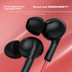 Навушники DOOSEYUON Type-C Black-Red - зображення 6