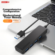 USB-хаб Lenovo, конвертер інтерфейсу 3.0, високошвидкісний 4-портовий розширювач, USB-адаптер для розширення док-станції, концентратор-хаб, USB-подовжувач, док-станція розширення, підходить для ноутбуків та настільних комп'ютерів - изображение 3