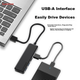 USB-хаб Lenovo, конвертер інтерфейсу 3.0, високошвидкісний 4-портовий розширювач, USB-адаптер для розширення док-станції, концентратор-хаб, USB-подовжувач, док-станція розширення, підходить для ноутбуків та настільних комп'ютерів - изображение 5