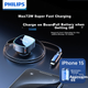 Автомобільний зарядний пристрій Philips 72W Black (4319) - зображення 2
