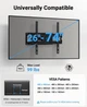 Настенное крепление для телевизора Pipishell Full Motion, 26–74”, VESA 400×400, до 45 кг, поворотное - изображение 1
