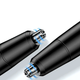 Триммер для носа и ушей SURKER SK-288 с USB зарядкой 2 насадки нержавеющая сталь черный - изображение 5