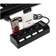 USB HUB M-Tech Кнопка живлення 4 порти для підключення пристроїв та розширення можливостей комп'ютера - зображення 7
