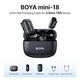 Беспроводной микрофон BOYA Mini-18 для записи звука с шумоподавлением и длительным временем работы до 30 часов - изображение 3