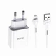 Зарядное устройство Hoco C81A 2.1A с Micro USB кабелем 1м для телефонов планшетов навигаторов быстрое восстановление заряда - изображение 8