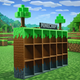 Підставка для фігурок Minecraft полиця для Kinder Joy Minecraft 2026, органайзер для 28 фігурок - зображення 2