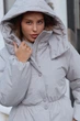Жіноча преміальна куртка з італійської плащівки Seventeen L-XL Світло-сірий (2000000210575) - зображення 4