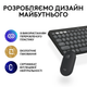 Комплект клавіатура + миша Logitech Pebble 2 бездротовий сірий (L920-012239) - зображення 8