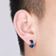 Стальные серьги клипсы (кольца) Spikes SFE-13531-B (Цвет: Синий) - изображение 3