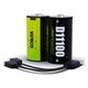 Акумулятор D/R20 USB Type-С 7400mAh/11100mWh 1.5V Li-ion 2шт./уп. (Loop Energy) Verico (1BTOV-A5N0A2-NN) - зображення 1