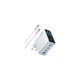 Зарядний пристрій Anker Laptop GaN 140W 3xUSB-C PD3.1 + USB-A + display + cable Silver (B2697G41) - зображення 1