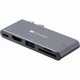 Порт-репликатор Canyon Docking Station with 5 ports, Thunderbolt 3, Input 100-240V (CNS-TDS05DG) CANYON CNS-TDS05DG 970051 - изображение 1