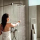 Термостат прихованого монтажу hansgrohe Ecostat S для 2 споживачів, 15758000, хром - изображение 4