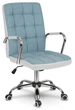 Fotel biurowy Sofotel Benton 2456 Niebiesko-biały (5908220478737) - obraz 1