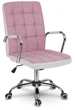 Fotel biurowy Sofotel Benton 2457 Różowo - biały (5908220478751) - obraz 1
