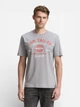 Футболка хлопковая длинная мужская Tom Tailor 1037735-30992 3XL Formal Grey с принтом (4069402244821) - изображение 1