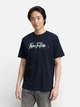 Футболка хлопковая длинная мужская Tom Tailor 1047773-10668 XL Sky Captain Blue с принтом (4069402240809) - изображение 1