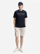 Футболка хлопковая длинная мужская Tom Tailor 1037736-10668 L Sky Captain Blue с принтом (4069402377635) - изображение 3