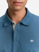 Поло длинное мужское Tom Tailor 1031006-38224 M Real Teal Blue (4069402246641) - изображение 4