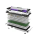 Клавиатура Hator Hellyberry HK75 Mechanical Linear RGB Wireless/Bluetooth/USB UA White/Violet (HK75_wireless) (343525) - изображение 6