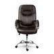 Fotel biurowy Sofotel 355-DARK-BROWN Obrotowy Ciemny brąz (5902596153717) - obraz 6
