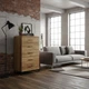 Комод Art in Head 600 Ascet 600x1080x425 Файервуд (AS05080000030) - изображение 4
