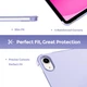 Чехол ProCase для iPad (A16) 11, 10 поколения, 10,9 дюймов, светло-фиолетовый - изображение 6