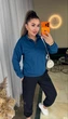 Жіночий легкий спортивний костюм (кофта+штани) Uaclothes 54-56 Синій (like36853-172801359) - изображение 3
