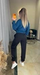 Жіночий легкий спортивний костюм (кофта+штани) Uaclothes 54-56 Синій (like36853-172801359) - изображение 6