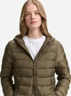 Куртка демисезонная удлиненная с капюшоном женская Tom Tailor 1046684-10669 XL Grape Leaf Green (4068128601468) - изображение 4
