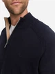 Свитер на молнии мужской Tom Tailor 1047569-13160 3XL Knitted Navy Melange (4068128947955) - изображение 4