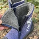 Валянки детские из войлока с мехом синие на молнии 31 - изображение 8