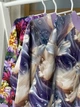 Свитшот из хлопковой двунитки с ярким рисунком и манжетами Перлинные цветы 140 - изображение 4