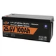 Аккумулятор LP LiFePO4 24V (25,6V) - 100 Ah (2560Wh) (Smart BMS 100А) - изображение 3