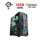 Игровой ПК 1stPlayer X3-M-4F1 Black Tower / AMD Ryzen 5 8400F (6 (12) ядер по 4.2 - 4.7 GHz) / 16 GB DDR5 / 480 GB SSD M.2 / nVidia GeForce RTX 5060 Ti, 16 GB GDDR7, 128-bit - изображение 1