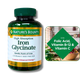 Iron Glycinate Nature's Bounty Гліцинат заліза (300 шт) залізо - зображення 1