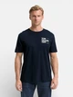 Футболка хлопковая длинная мужская Tom Tailor 1047795-10668 XL Sky Captain Blue с принтом (4069402035290) - изображение 1