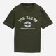 Футболка хлопковая длинная мужская Tom Tailor 1037735-10920 3XL Deep Forest Green с принтом (4069402765074) - изображение 5