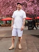 Шорты мужские UNIQLO 797342731 3XL Синие/Белые (1159854616) - изображение 3