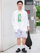 Шорты мужские UNIQLO 797342731 2XL Синие/Белые (1159855666) - изображение 7