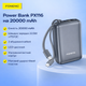 Повербанк Foneng PX116 20000 mAh 22.5W Fast Charge PD/QC з LED дисплеєм, USB-C, металевий корпус, для телефона iPhone,Samsung, роутера, планшета. - зображення 1