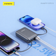 Повербанк Foneng PX116 20000 mAh 22.5W Fast Charge PD/QC з LED дисплеєм, USB-C, металевий корпус, для телефона iPhone,Samsung, роутера, планшета. - зображення 2