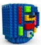 Кухоль-конструктор No Brand Build-On Brick Mug 350 мл Синій (2104619136) - зображення 2