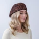 Кепка реглан жіноча LuckyLOOK Гелен 56-57 Коричневий (929-869) - зображення 2