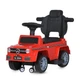 Дитяча машинка-каталка Ju-M 5043L-3 BAMBI з батьківською ручкою, преміальне шкіряне сидіння, звукові ефекти та яскраве світло, Червона - зображення 2
