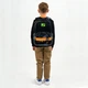 Рюкзак школьный Kite Education 585M для мальчика Черный 40x29x14см 12 л легкий Ортопедический 1-4 класс спинка Ergo Kids (K26-585M-4) - изображение 17