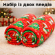 Набір із двох пледів фліс Новорічні гусенята 150x200 см Love You - изображение 1