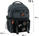 Рюкзак школьный Kite Education 1022M для мальчика Серый 39x28x12.5см 13 л легкий Ортопедический 1-4 класс спинка Ergo Kids (K26-1022M-3) - изображение 3