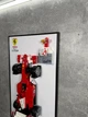 Арт Тримач Рамка 50x30 см. на Стіну для Конструктора LEGO Icons Ferrari F2004 та Michael Schumacher (11375) / Міхаель Шумахер з додатковим кріпленням для міні-фігурки / White Design - зображення 8
